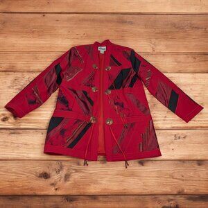 Girasol Jacket Wearable Art‎ Mexico Applique Small